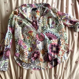 J.Crew Floral Shirt